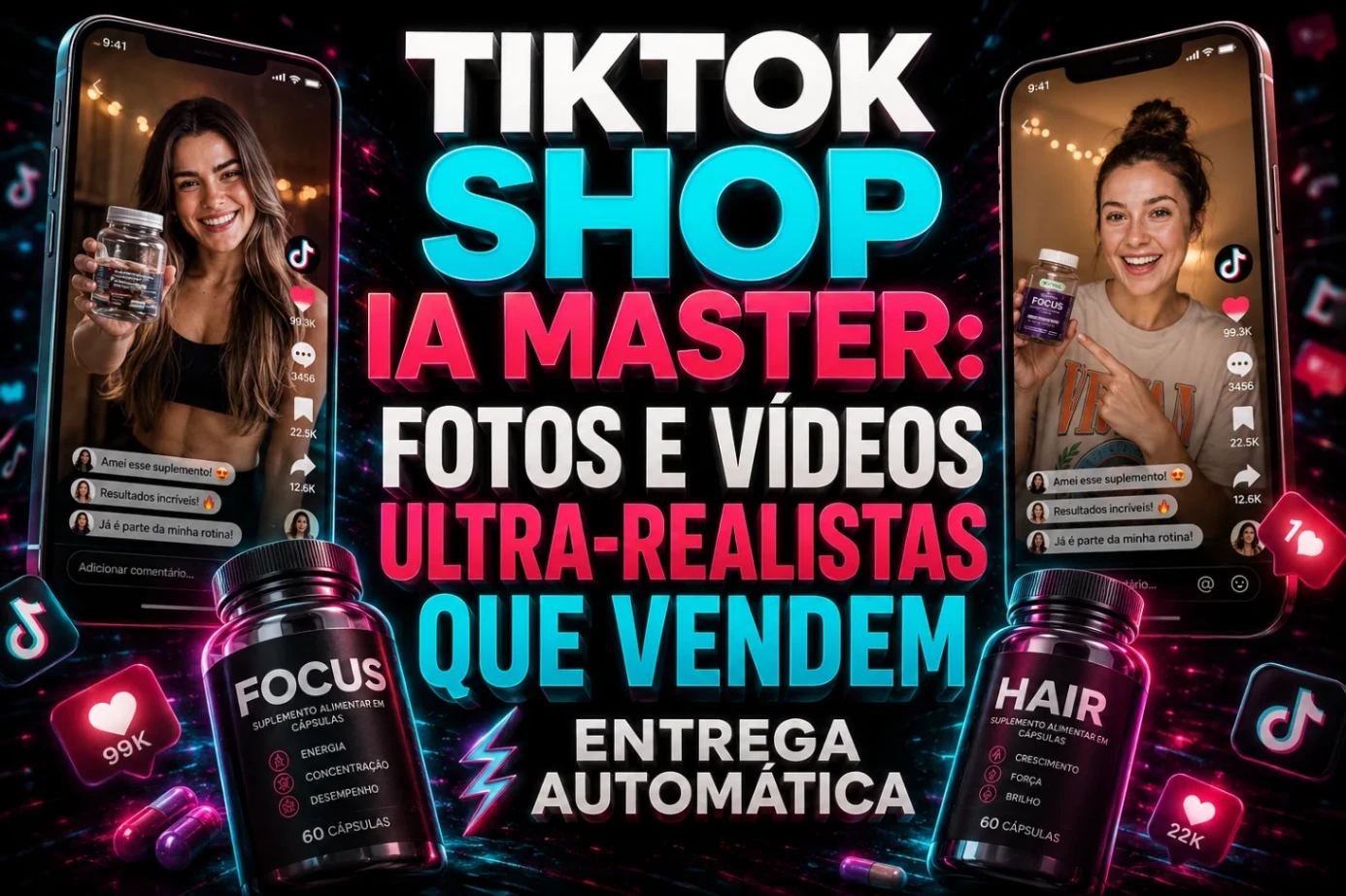 TIKTOK SHOP IA PROMPTS: VÍDEOS UGC ULTRA-REALISTAS QUE VENDEM - ENTREGA AUTOMATICA